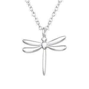 Sterling Silver Dragonfly Necklace